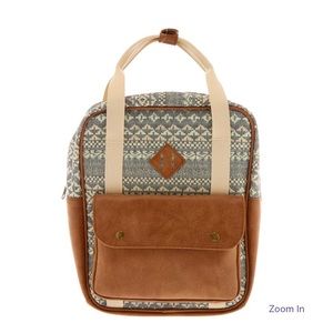 Boho Tapestry Midi Square Backpack